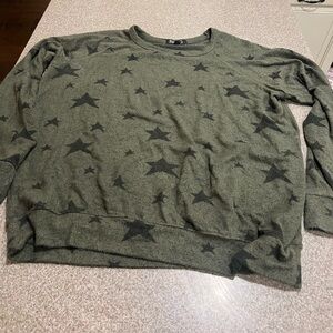 Buffalo David Bitton Olive Knit Top